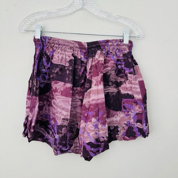 Jalan Jalan Purple Watercolor Shorts Women’s Free Size - Picture 5 of 8